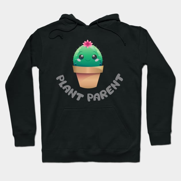 Plant Parent Cactus Hoodie by spookpuke